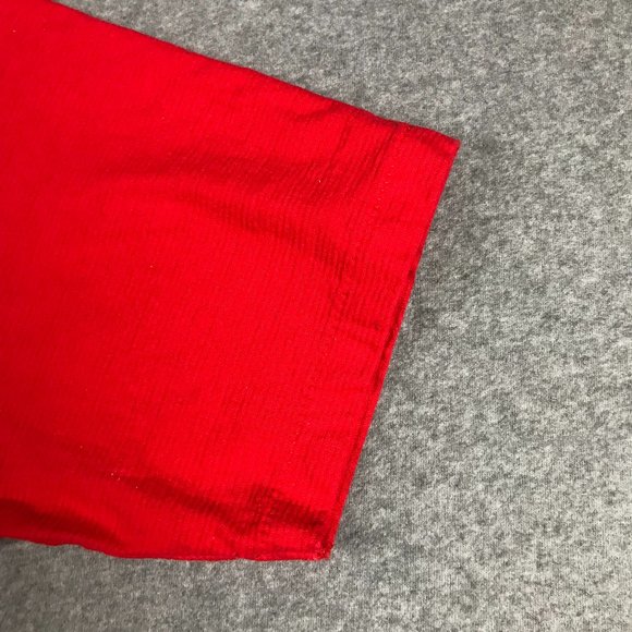 Vintage Oneita Shirt Mens Large Red Super Heavyweight Preshrunk Golf Embroidered - Picture 6 of 11